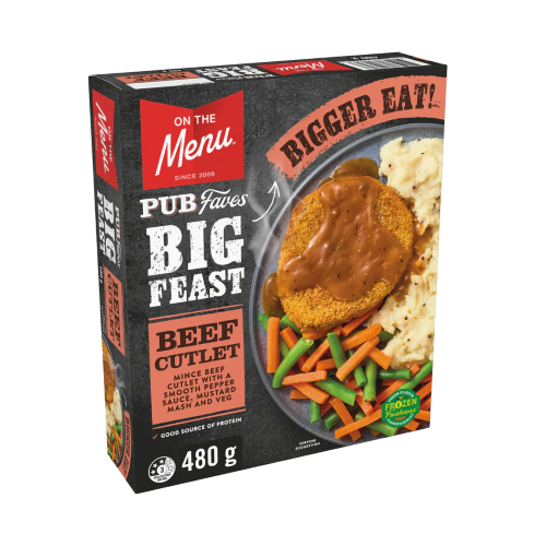 Big Feast BBQ Beef Cutlet 480g