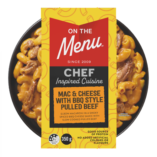 Mac & Cheese with BBQ Style Pulled Beef Bowl 350g