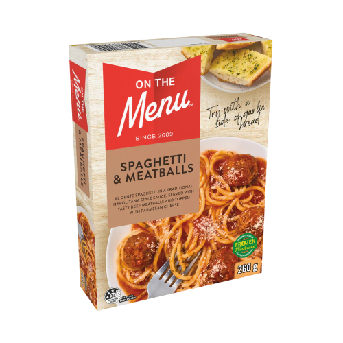 Entrée Spaghetti & Meatballs 260g