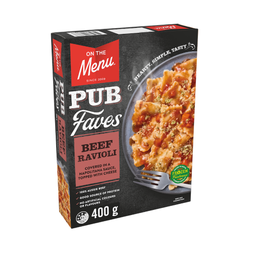 Pub Faves Beef Ravioli 400g